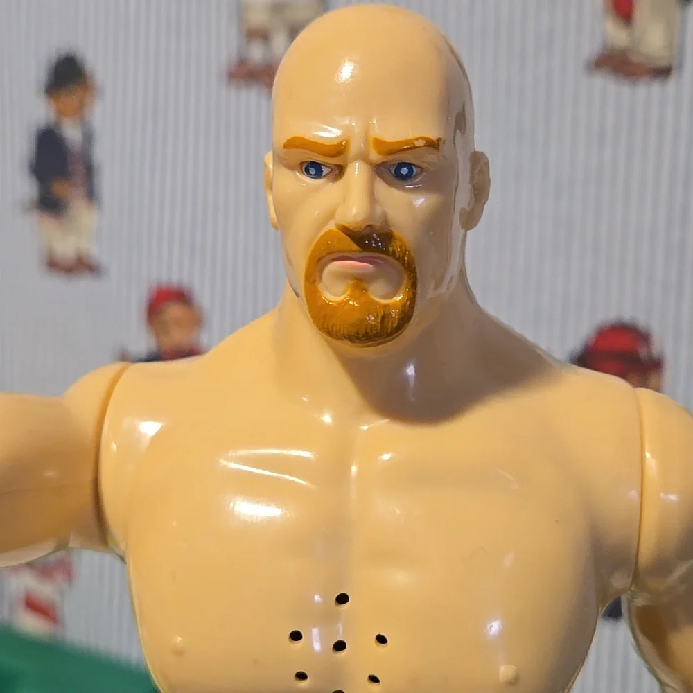 Vintage Stone Cold Steve Austin Wrestling Action Figure Wwf Wwe